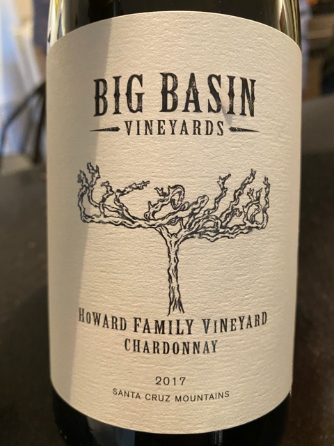 Big Basin, Howard Family Vineyard Chardonnay, Santa Cruz Mountains