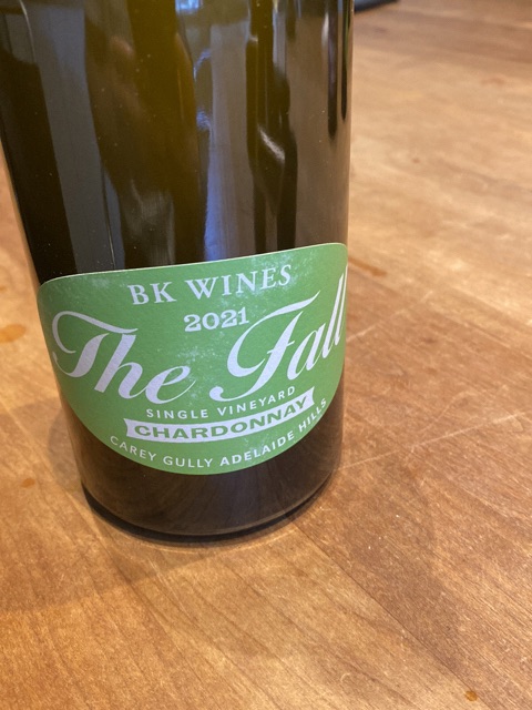 BK Wines, The Fall Chardonnay, Adelaide Hills