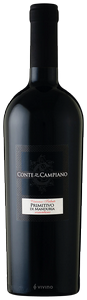 Conte di Campiano, Riserva, Primitivo di Manduria