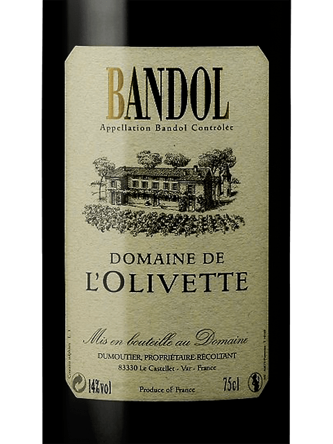 Domaine de l'Olivette, Bandol, Rouge