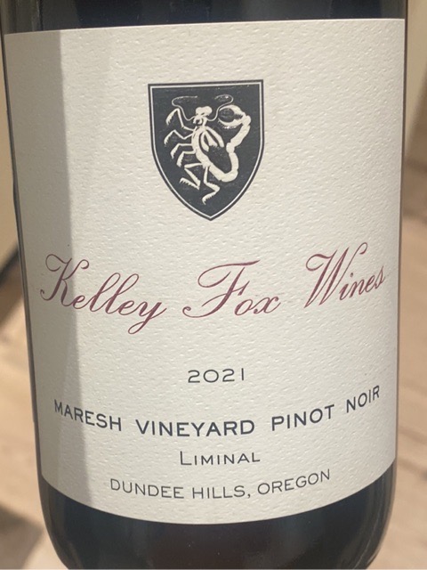 Kelley Fox, Maresh Vineyard Liminal Pinot Noir, Dundee Hills