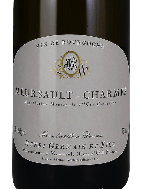 Henri Germain, Meursault Premier Cru, Charmes