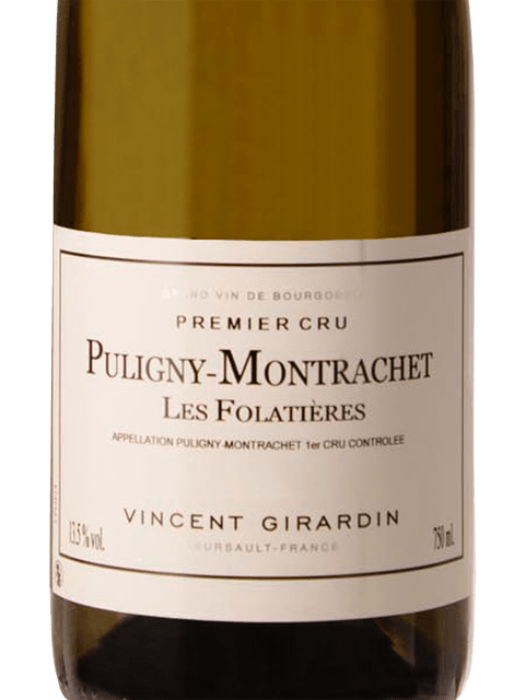 Vincent Bouzereau, Puligny-Montrachet Premier Cru, Les Folatieres