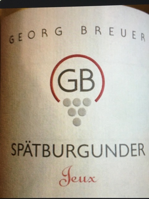 Georg Breuer, B Spatburgunder, Rheingau