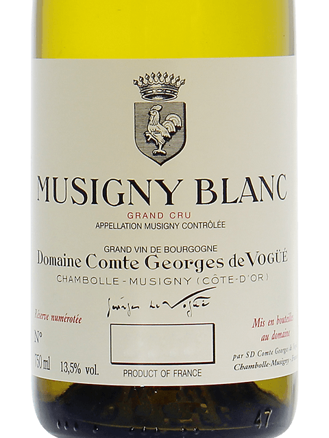 Domaine Comte Georges de Vogue, Musigny Grand Cru, Blanc