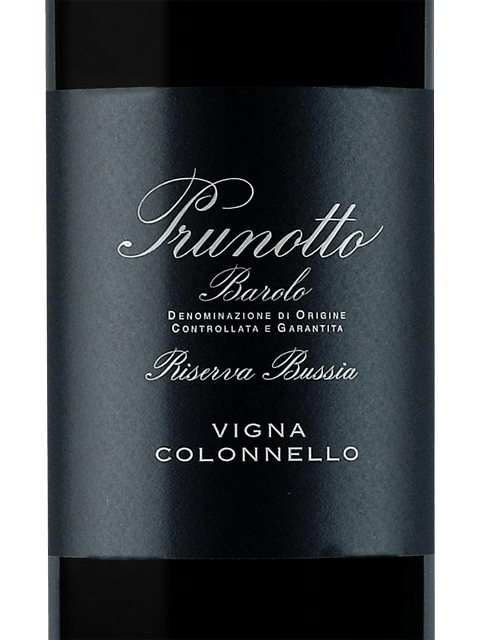 Prunotto, Barolo, Bussia Colonnello Riserva