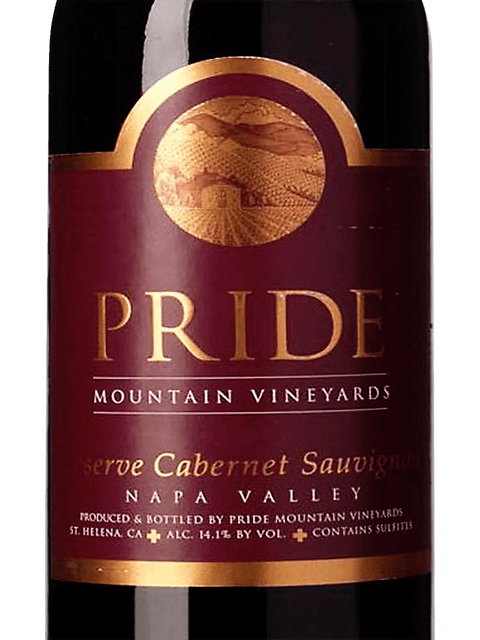 Pride Mountain, Cabernet Sauvignon, Napa Valley