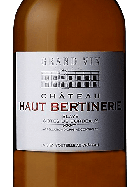 Chateau Bertinerie, Blanc, Blaye-Cotes de Bordeaux