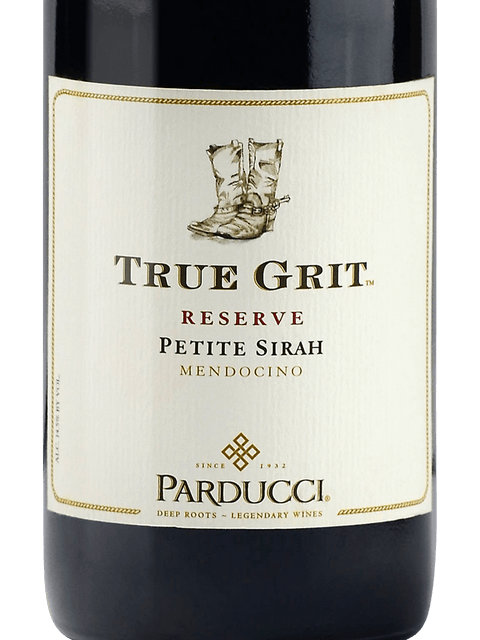 Parducci, True Grit Reserve Petite Sirah, Mendocino