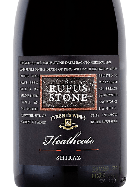 Tyrrell's, Lunatiq Shiraz, Heathcote