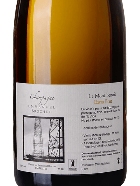 Emmanuel Brochet, Le Mont Benoit Extra Brut, Champagne
