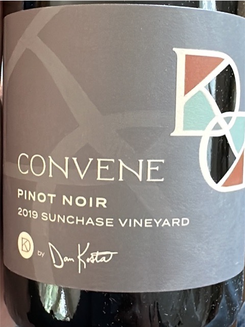 Convene, Sunchase Vineyard Pinot Noir, Sonoma Coast