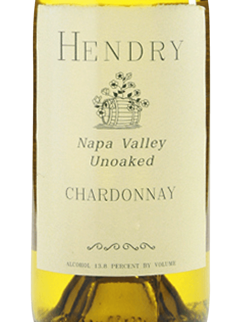 Hendry, Unoaked Chardonnay, Napa Valley