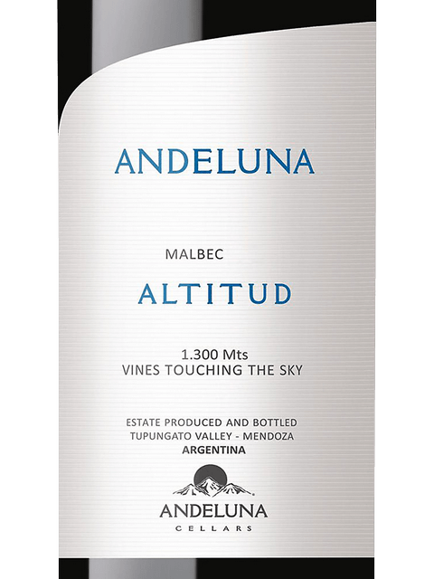 Andeluna, Altitud Chardonnay, Tupungato