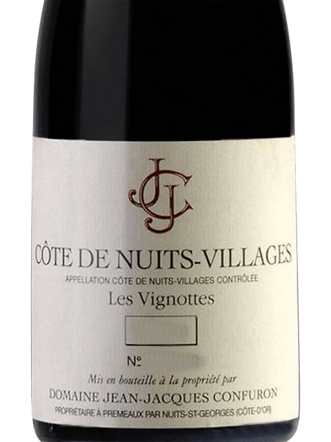 Domaine Jean-Jacques Confuron, Cote de Nuits-Villages, Les Vignottes