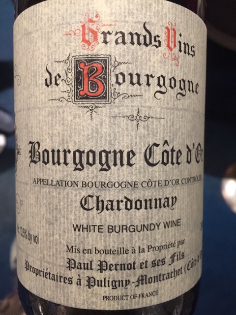 Pernot Belicard, Bourgogne, Cote d'Or Chardonnay
