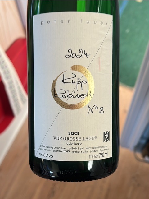 Peter Lauer, Ayler Riesling Kabinet Fass 8 Nr14, Mosel