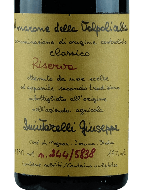 Quintarelli, Amarone della Valpolicella, Riserva
