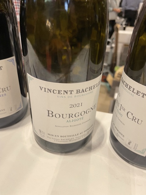 Vincent Bachelet, Bourgogne, Chardonnay