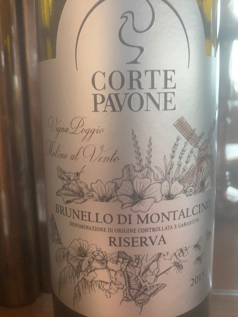 Corte Pavone, Brunello di Montalcino, Vigna Poggio Molino al Vento Riserva