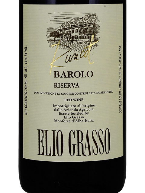 Elio Grasso, Barolo, Runcot Riserva