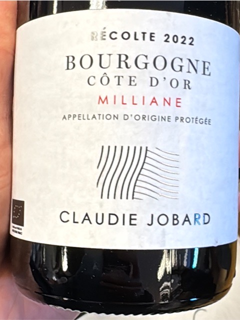 Claudie Jobard, Bourgogne, Milliane
