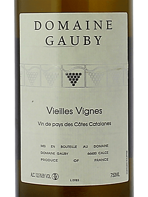 Domaine Gauby, Coume Gineste Blanc, Cotes Catalanes