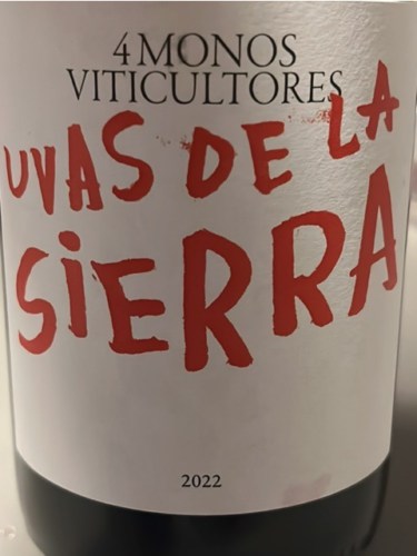 4 Monos, Tierra de Luna, Vinos de Madrid