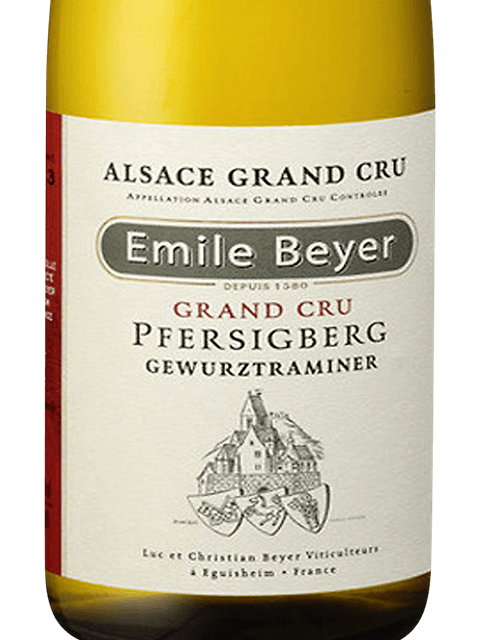 Emile Beyer, Gewurztraminer Vendanges Tardives, Alsace