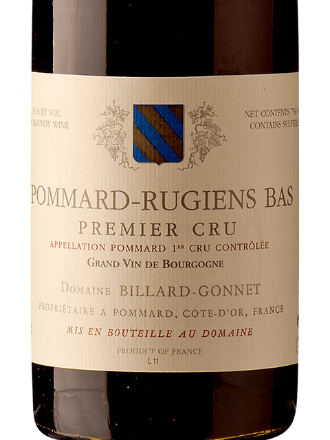 Domaine Billard Gonnet, Pommard Premier Cru, Les Rugiens
