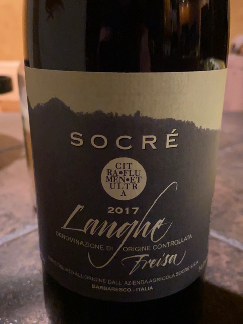 Socre, Langhe, Freisa