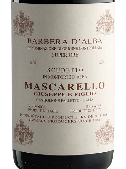 Giuseppe Mascarello e Figlio, Barbera d'Alba, Superiore Scudetto