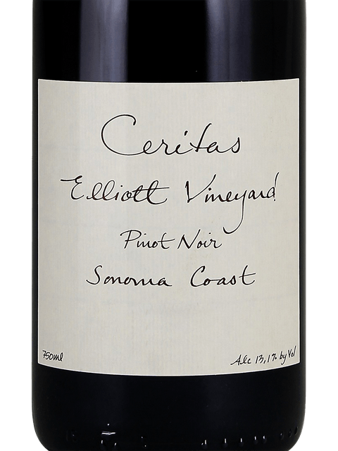 Ceritas, Elliott Vineyard Pinot Noir, Sonoma Coast