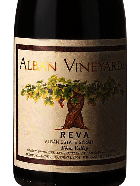 Alban Vineyards, Reva Alban Estate Syrah, Edna Valley