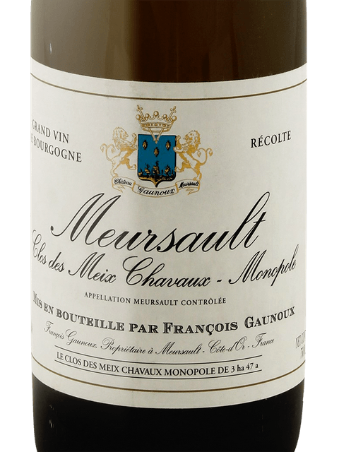Francois Gaunoux, Meursault, Clos des Mei Chavau Monopole