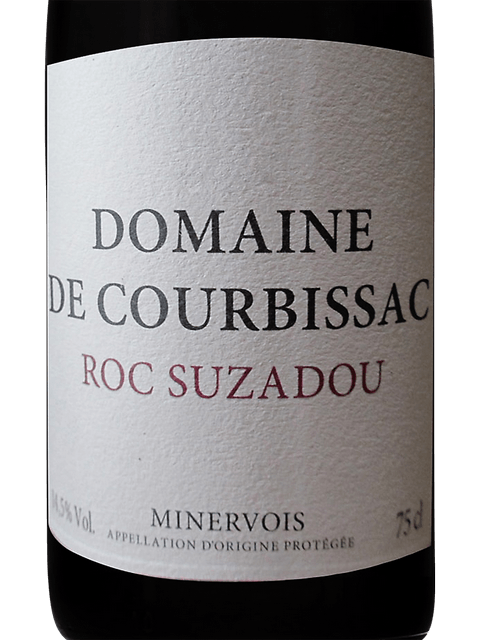 Domaine de Courbissac, Roc Suzadou, Minervois