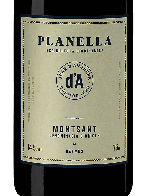 Celler Joan d'Anguera, Montsant, Planella