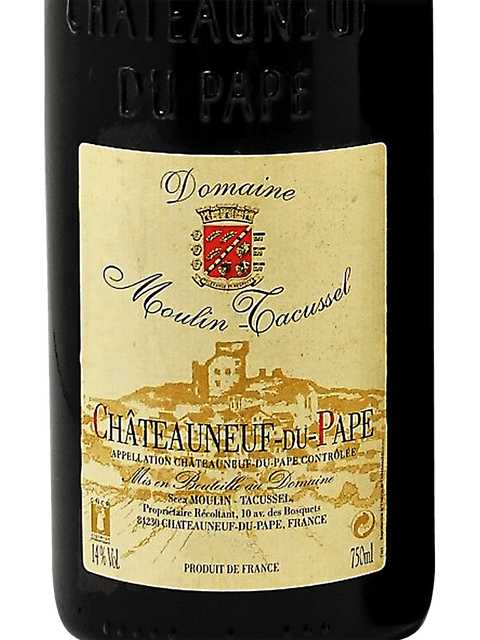 Moulin Tacussel, Chateauneuf-du-Pape, Hommage Henry Tacussel