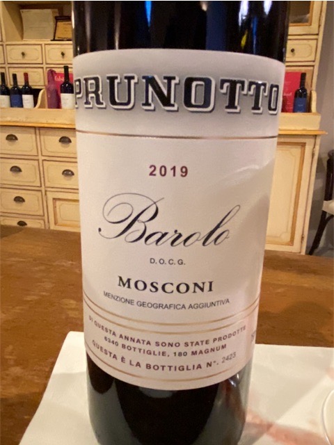 Prunotto, Barolo, Mosconi