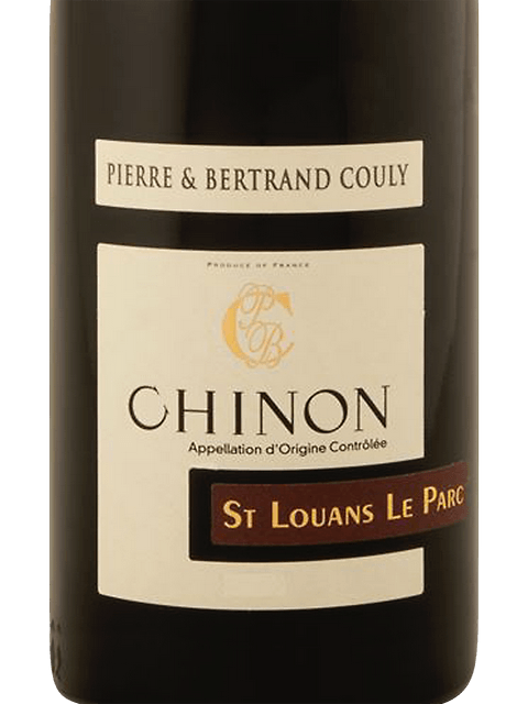 Pierre & Bertrand Couly, Chinon, St Louans Le Parc