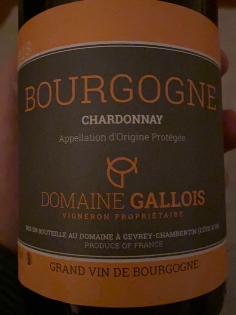 Domaine Dominique Gallois, Bourgogne, Chardonnay