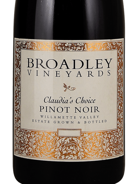 Broadley, Pinot Noir Claudia's Choice, Willamette Valley