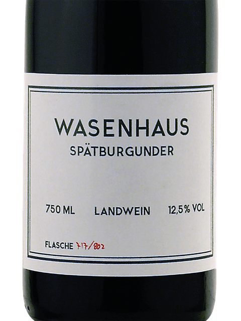 Wasenhaus, Spatburgunder, Baden