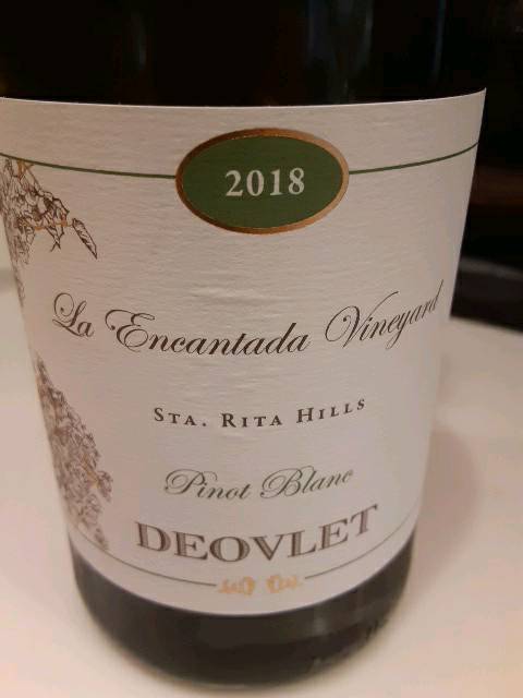 Deovlet, La Encantada Vineyard Pinot Blanc, Sta. Rita Hills