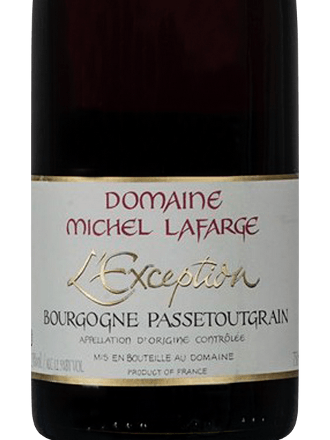 Domaine Michel Lafarge, Bourgogne, L'Exception Speciale