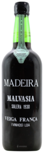 Veiga Franca, Maderia Sercial Solera, Madeira
