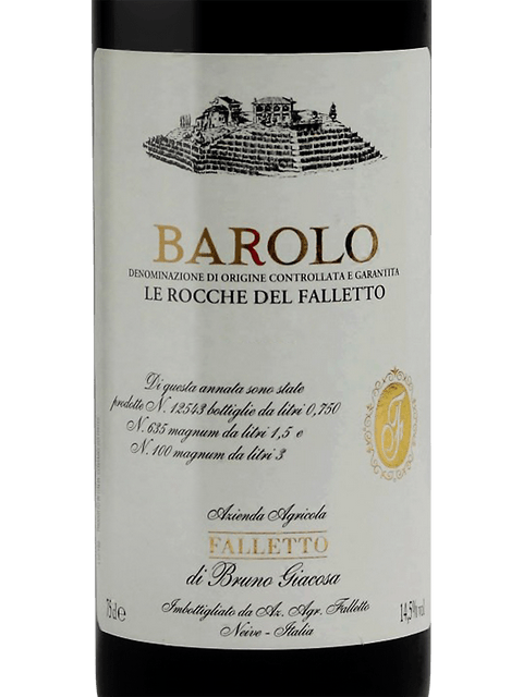 Bruno Giacosa, Barolo, Le Rocche di Castiglione Falletto