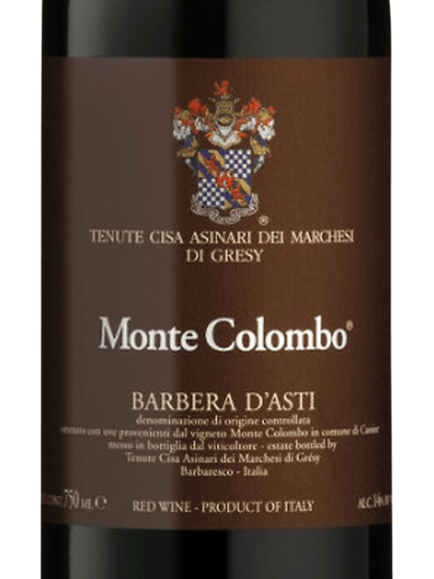 Tenute Cisa Asinari dei Marchesi di Gresy, Barbera d'Asti, Monte Colombo