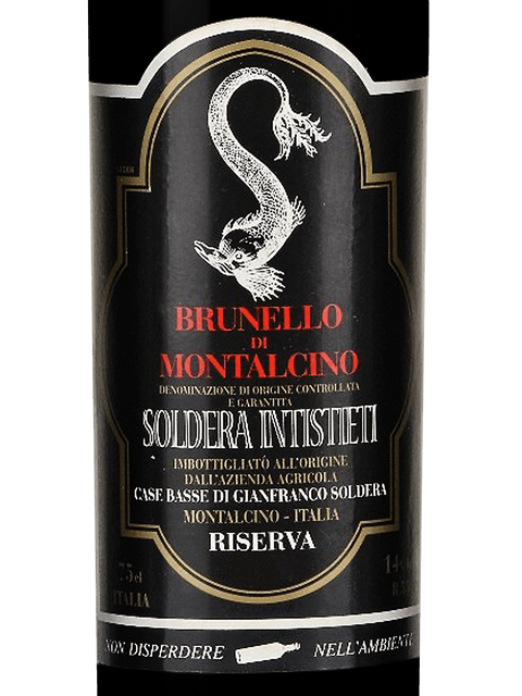 Soldera Intistieti, Brunello di Montalcino, Riserva