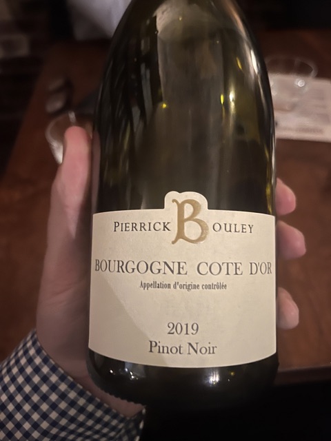 Pierrick Bouley, Bourgogne, Cote d'Or Pinot Noir